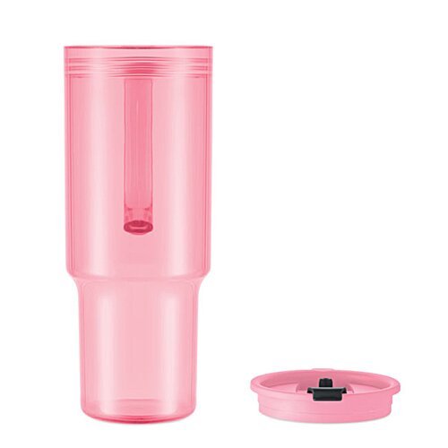 Additional Image 4 - a pink pencil sharpener with a black lid