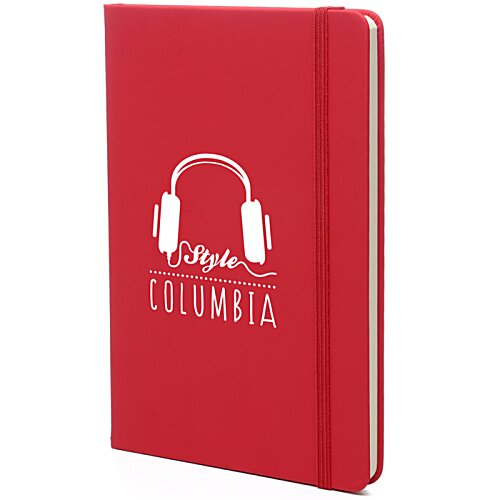 Additional Image 2 - a red book with headphones on it