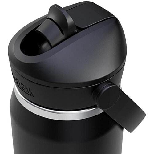 Additional Image 1 - a black water bottle with a handle
