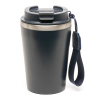 Additional Thumbnail Image 5 - a black coffee cup with a strap