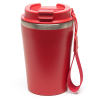 Additional Thumbnail Image 3 - a red coffee cup with a strap