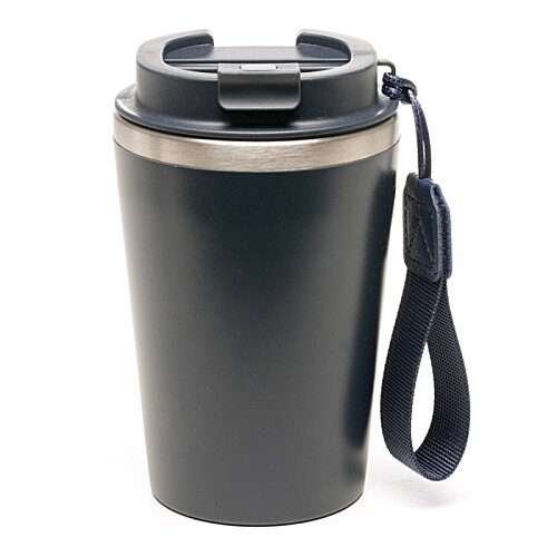 Additional Image 5 - a black coffee cup with a strap