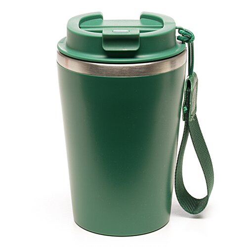 Additional Image 7 - a green coffee cup with a strap