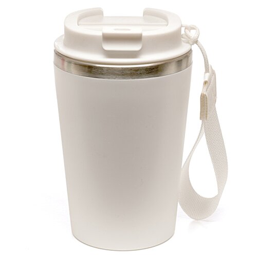 Additional Image 1 - a white cup with a strap