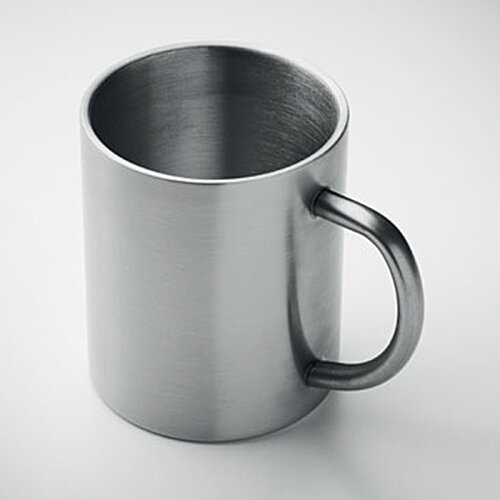 Additional Image 1 - a silver mug with a handle