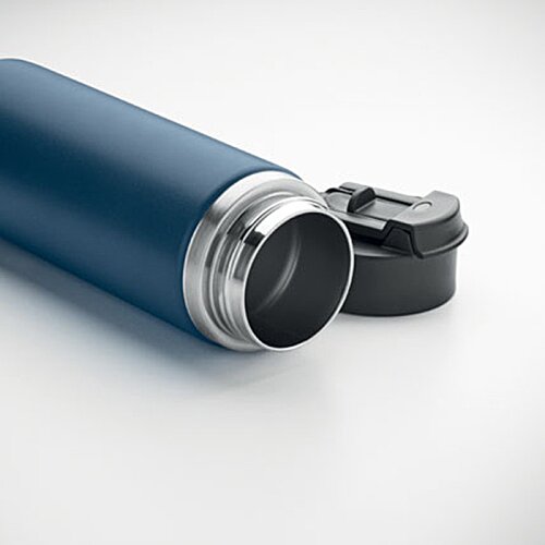 Additional Image 4 - a blue and silver thermos