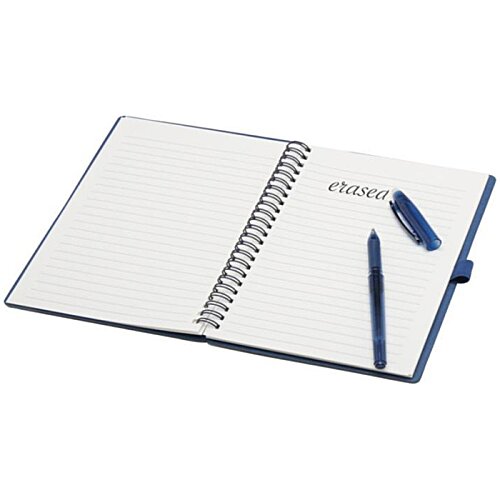 Additional Image 4 - a white notebook with blue pens