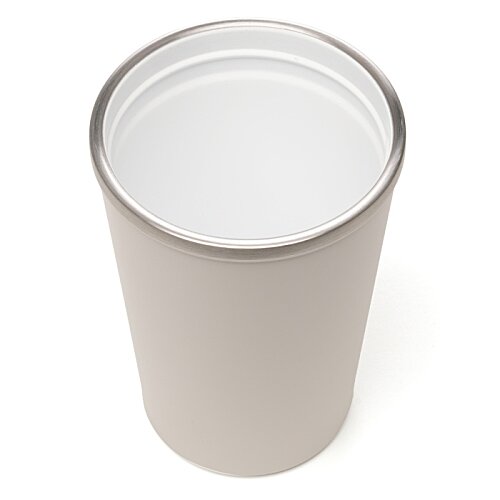 Additional Image 5 - a white cup with a white rim