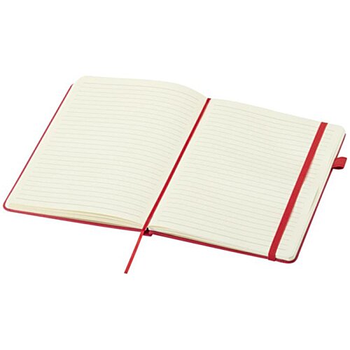 Additional Image 6 - a white notebook with red stripes
