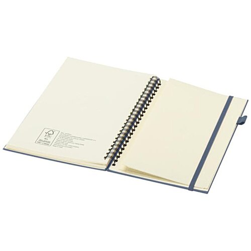 Additional Image 2 - a white notebook with a blue pen