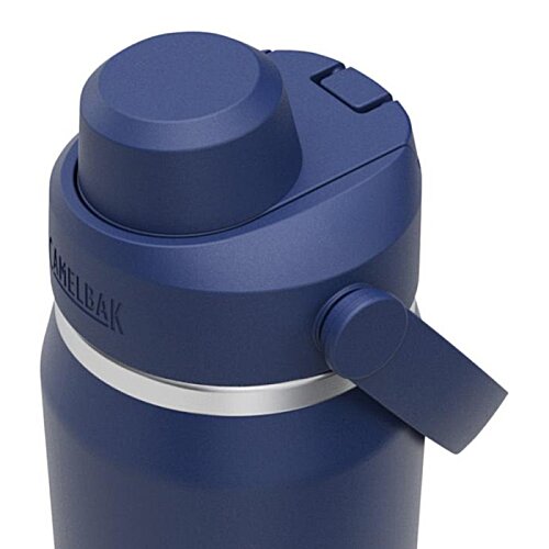 Additional Image 4 - a blue plastic container with a white stripe