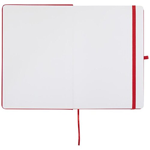 Additional Image 1 - a white paper with red trim