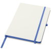Additional Thumbnail Image 2 - a white and blue notebook with a blue band