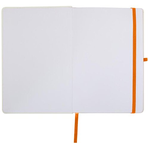 Additional Image 9 - a white notebook with orange elastic bands