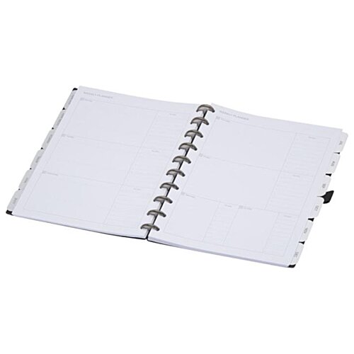 Additional Image 2 - a white notebook with a metal ring
