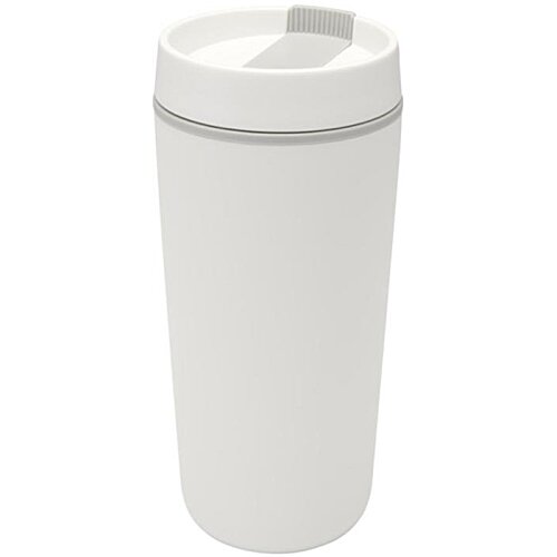 Additional Image 3 - a white plastic cup with a lid