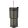 Additional Thumbnail Image 1 - a black plastic cup with a straw
