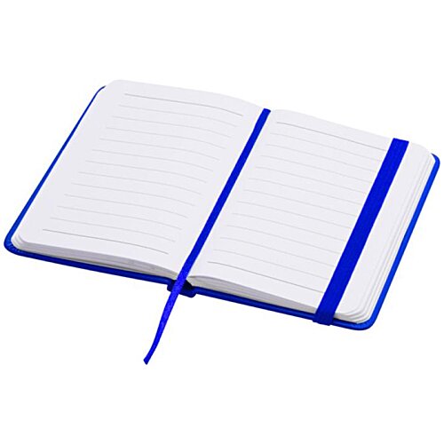 Additional Image 4 - a white notebook with blue stripes