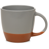 Additional Thumbnail Image 1 - a grey and orange coffee mug