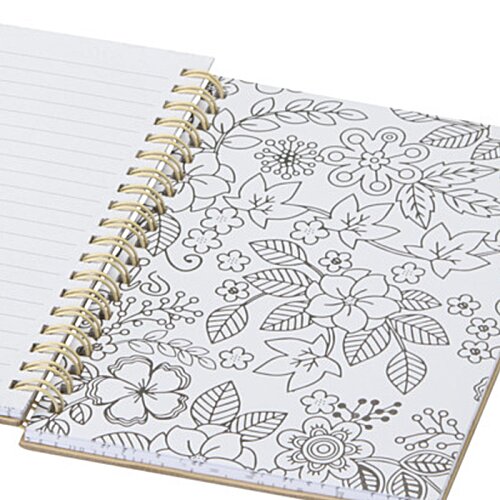 Additional Image 5 - a spiral bound notebook with a white cover