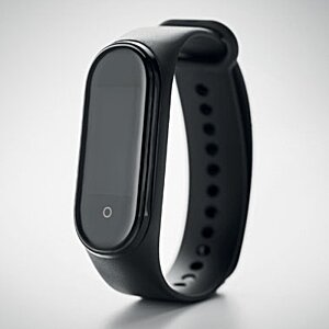 Additional Image 6 - a black fitness tracker on a white surface