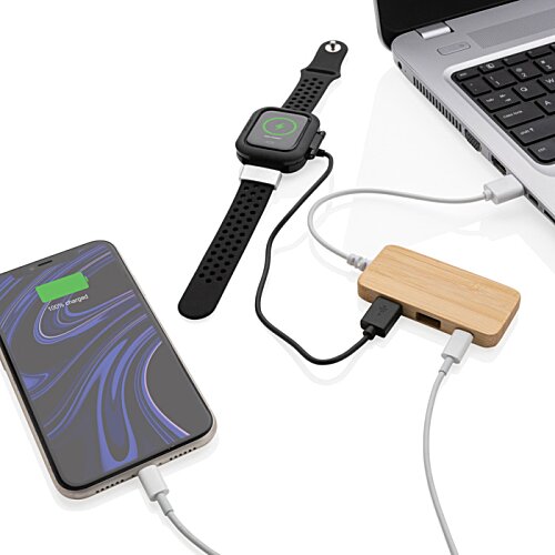 Additional Image 2 - a smart watch and a phone connected to a laptop