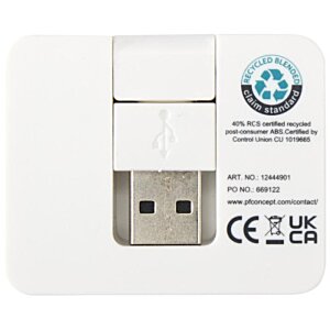 Additional Image 4 - a white square object with a usb port
