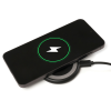 Additional Thumbnail Image 3 - a black wireless charger with a green lightning bolt