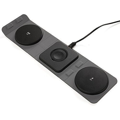 Additional Image 1 - a black power strip with four black circles