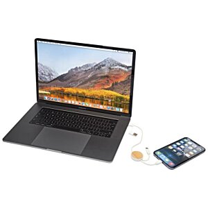 Chechia 5-in-1 Data Sync & Fast Charge 30cm Cable - Printed Image 1 of 5