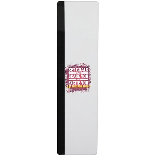 Additional Image 1 - a white rectangular object with a pink square on it