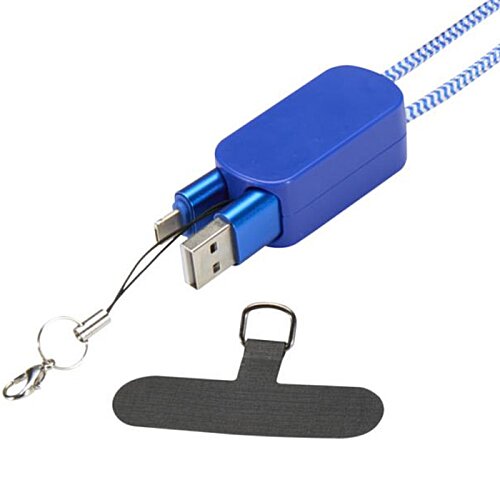 Additional Image 7 - a blue cord with a black clip