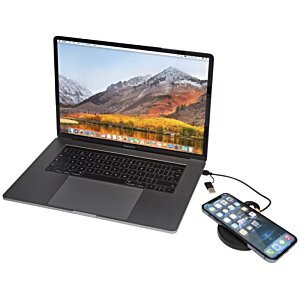 Additional Image 4 - a laptop with a cell phone connected to it