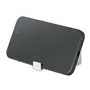 Additional Image 1 - a black rectangular object with a white stand
