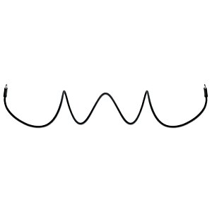 Additional Image 2 - a black wire on a white background