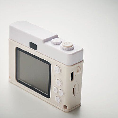 Additional Image 5 - a small white camera with a screen
