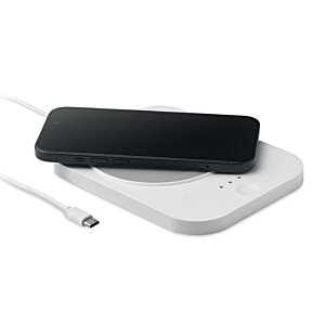 Additional Image 5 - a black phone on a white pad