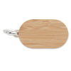 Additional Thumbnail Image 3 - a wooden oval object with a silver handle