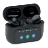 Additional Thumbnail Image 10 - a black wireless earbuds with blue lights