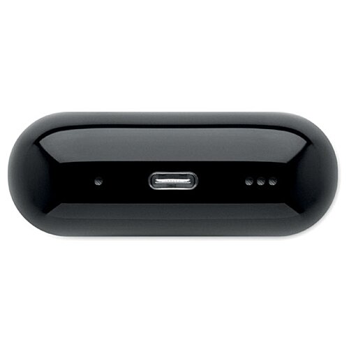 Additional Image 12 - a black oval object with a button