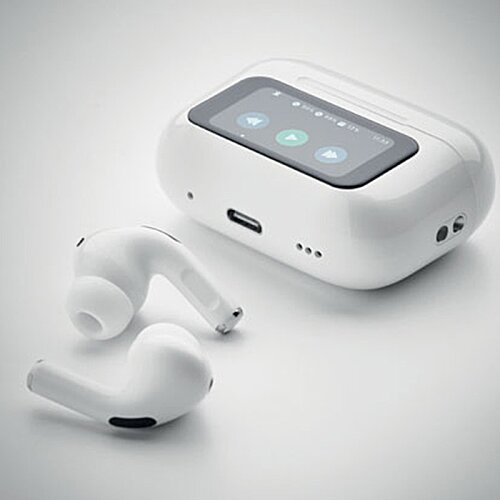 Additional Image 8 - a white earbuds and a box