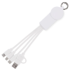 Additional Thumbnail Image 2 - a white usb cable with a silver ring