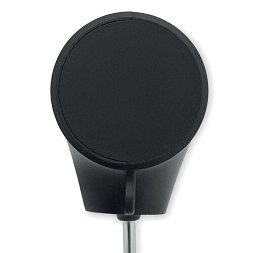 Additional Image 6 - a black round object with a cord