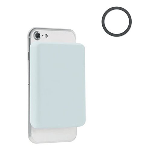 Additional Image 2 - a white cell phone with a white circle