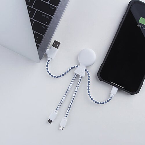 Additional Image 1 - a white headphones with a cord