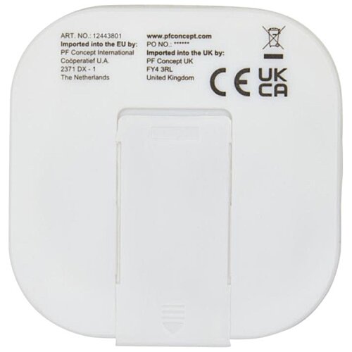 Additional Image 4 - a white square object with black text