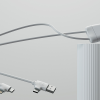 Additional Thumbnail Image 1 - a white pole with a few white lights