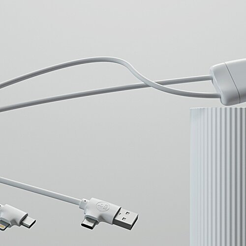 Additional Image 1 - a white pole with a few white lights