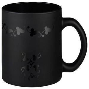 Additional Image 1 - a black mug with a handle