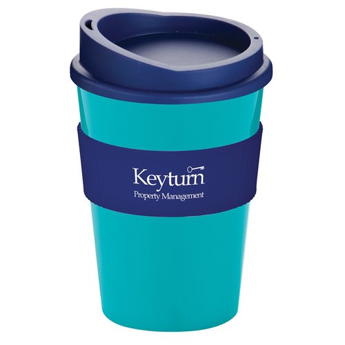 Additional Image 1 - a blue cup with a blue lid